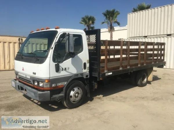 2002 MITSUBISHI FUSO FLATBED TRUCK 0514
