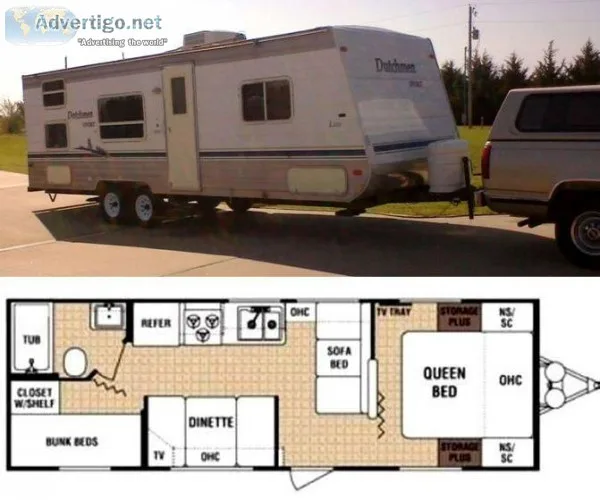 25&rsquo Dutchman Travel Trailer Camper