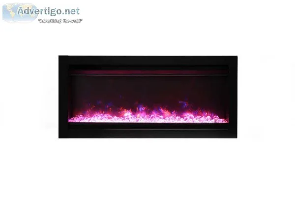 Like new Amantii 34&quot Linear Electric Fireplace