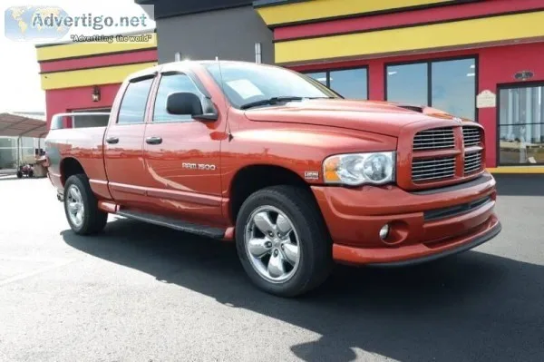 2005 DODGE RAM PICKUP 1500AUTOMATIC2 REAR SEATS4WD