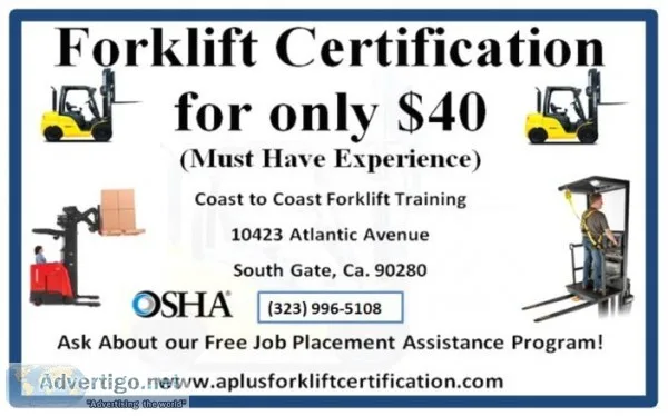 Forklift Certification