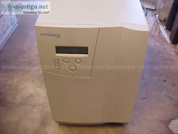 UPS POWERWARE PW9120 2000 120V SOFTWARE and BATTERIES