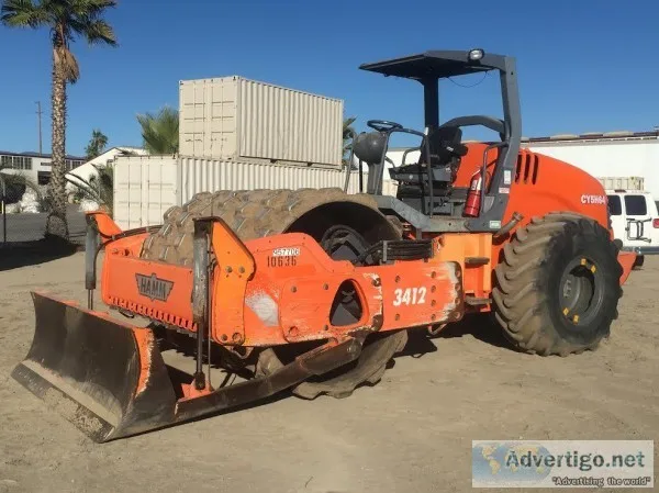 2008 HAMM 3412P VIBRATORY PADFOOT ROLLER 0478