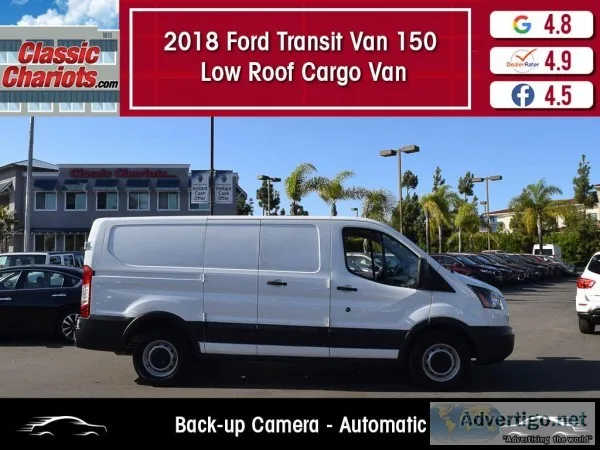 Used 2018 FORD TRANSIT VAN 150 LOW ROOF CARGO VAN for Sale in Sa