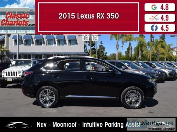 Used 2015 LEXUS RX 350 for Sale in San Diego - 20667