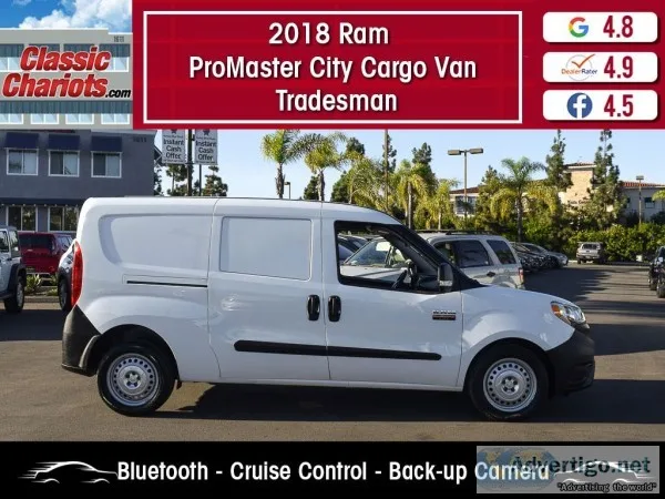 Used 2018 RAM PROMASTER CITY CARGO VAN TRADESMAN for Sale in San