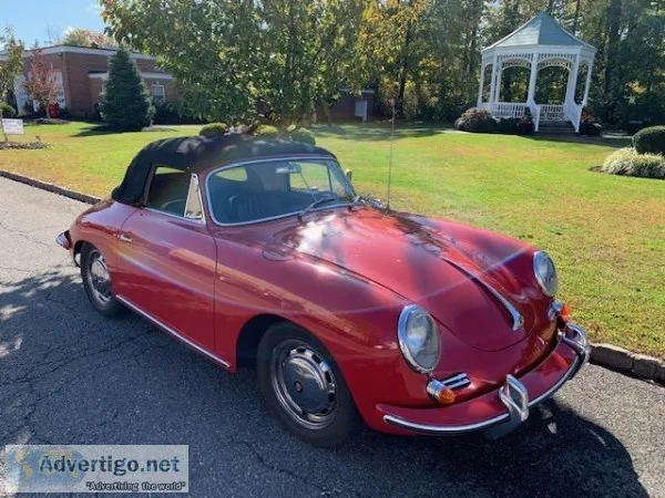 Highly Sought-After 1965 Porsche 356SC Cabriolet  23134