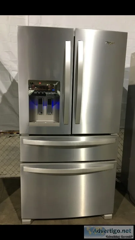 Whirlpool refrigerator stainless steel French door