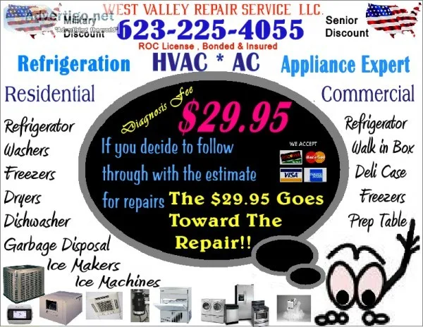 All major appliance in home repair Refrigerator Stove Dishwasher