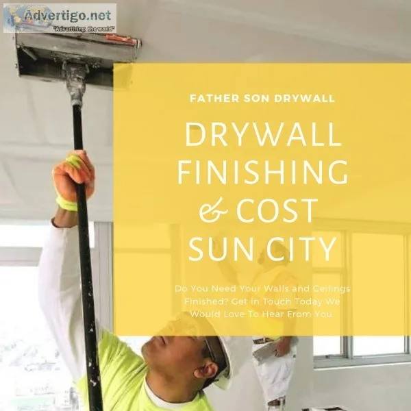 Drywall Finishing and Cost Sun City AZ  Texture Estimate Sun Cit