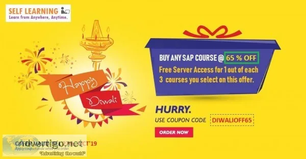 DIWALI OFFER  Buy Any SAP  Oracle Fusion Video Course  65 % OFF