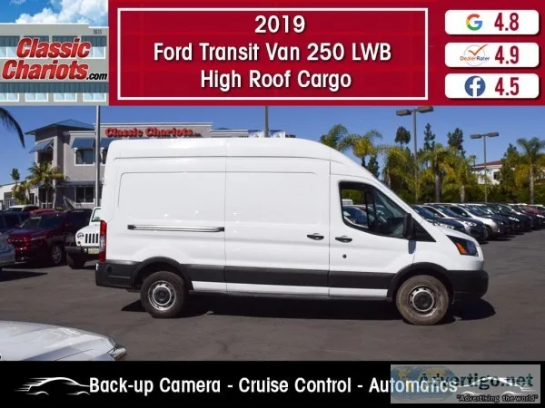 Used 2019 FORD TRANSIT VAN 250 LWB HIGH ROOF CARGO for Sale in S