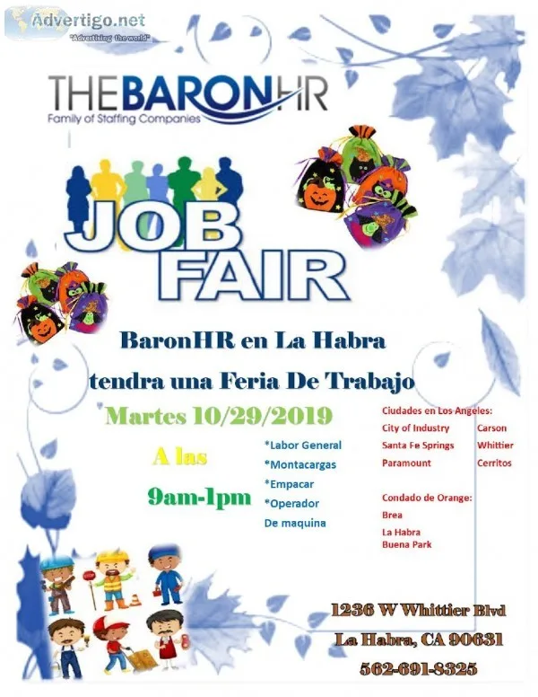 JOB FAIR  FERIA DE TRABAJO