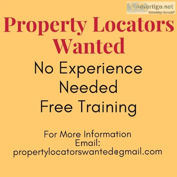 Property Locators Wanted