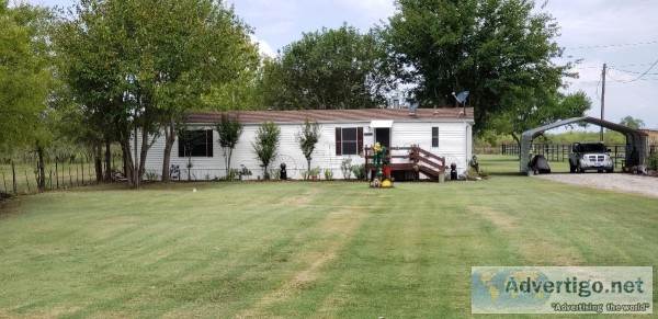 Beautiful mobile home  1 acre fenced land - Alvarado