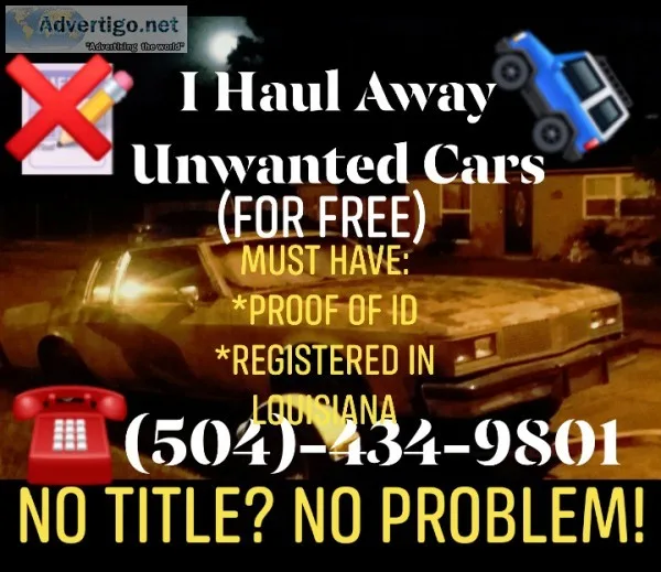 Free Junk Car Removals