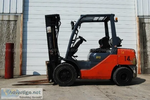 Toyota Forklift Gas Engine 6500 lbs. Capacity