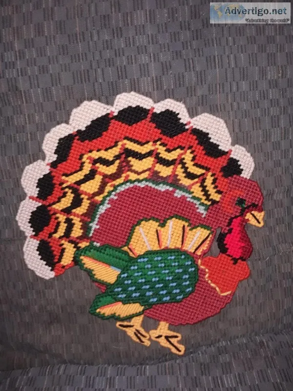 New Handsewn Large Turkey Magnet