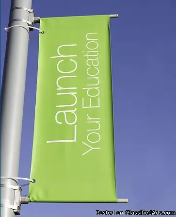 Light Pole Banner Printing - WHOLESALE