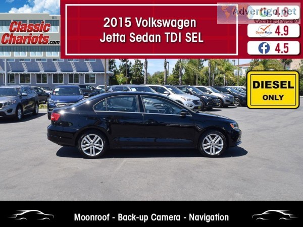 Used 2015 VOLKSWAGEN JETTA SEDAN TDI SEL for Sale in San Diego -