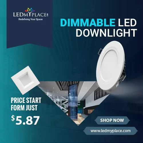 Illuminate Your Indoor Areas by Using Dimmable LED Downlights