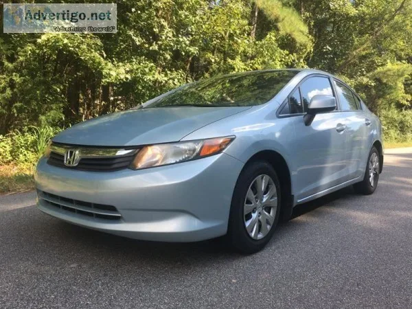2012 Honda Civic LX - 160k Miles - Clean Title - Automatic - Gas