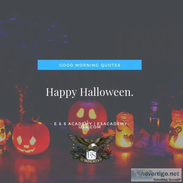 Halloween Classes &ndash E and S Academy