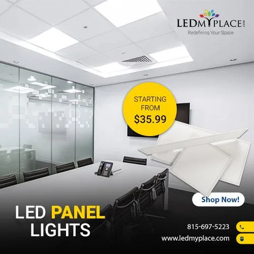 Install LED Panel Light For Better Indoor Lighting