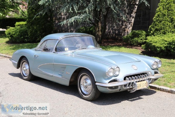 Original Discovery 1958 Chevrolet Corvette Barn-Find 22943