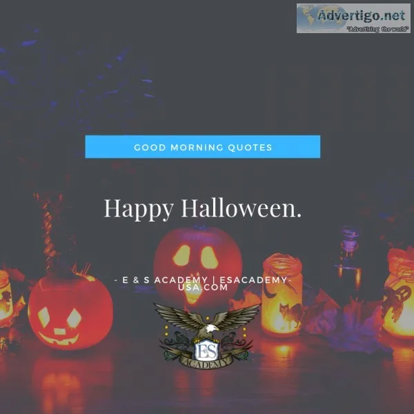 Halloween Classes &ndash E and S Academy