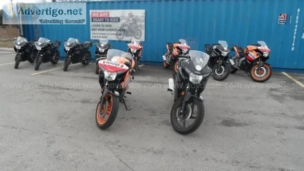 Lot of Ten (10) Honda CBR 125 Motorcycles