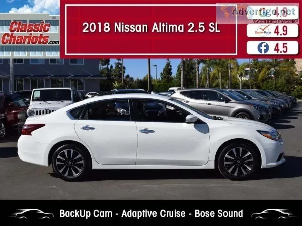 Used 2018 NISSAN ALTIMA 2.5 SL for Sale in San Diego - 20684r