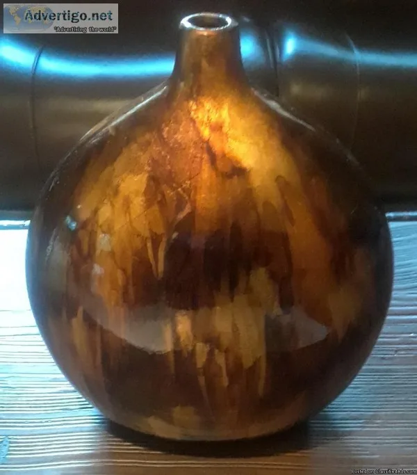 Multi-Colored Ceramic Vase