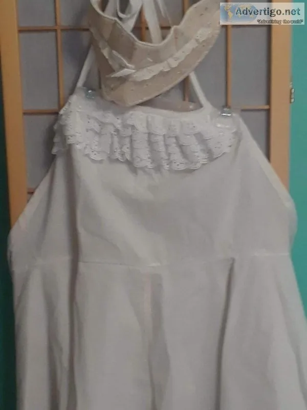 Tennis dress with cap