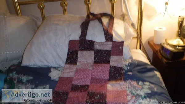 Red and Pink zippered purse