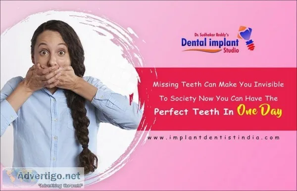 Get Your Missed Teeth Replaced In Just Single Visit