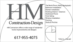 H M Construction and Design - South Shore Based