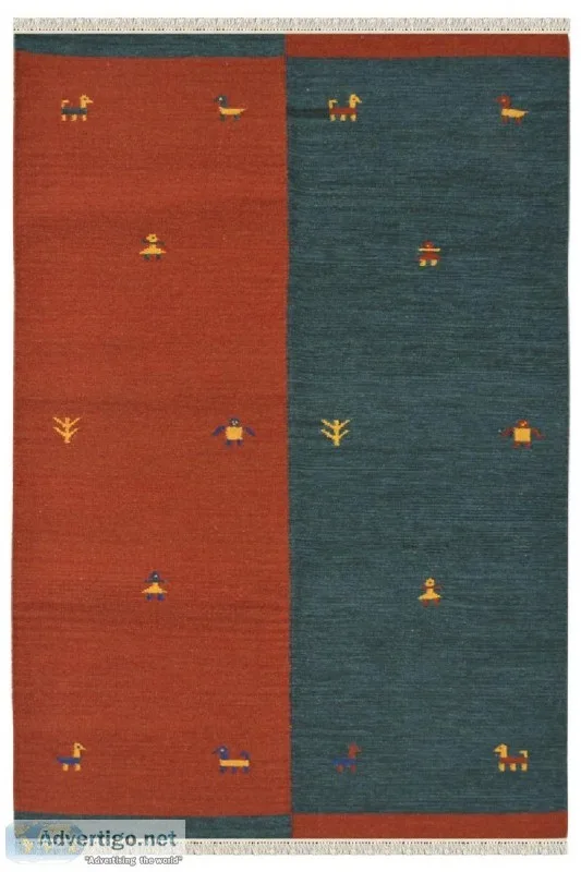 Dual Solid Handmade Durrie Rug