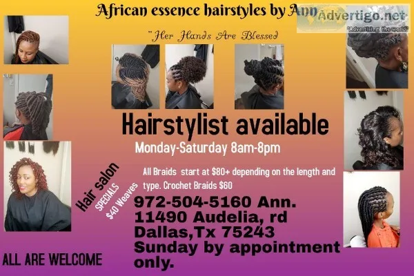 African essence hairstyles by Ann
