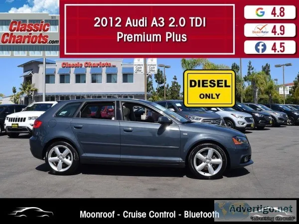 Used 2012 AUDI A3 2.0 TDI PREMIUM PLUS for Sale in San Diego - 2
