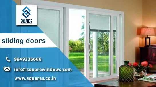 Flexible and Simple doors by UPVC Sliding doors dealers Hyderaba