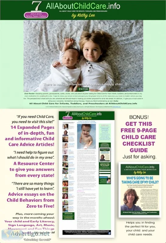 Allaboutchildcare.in fo When You Need Information About Child Ca