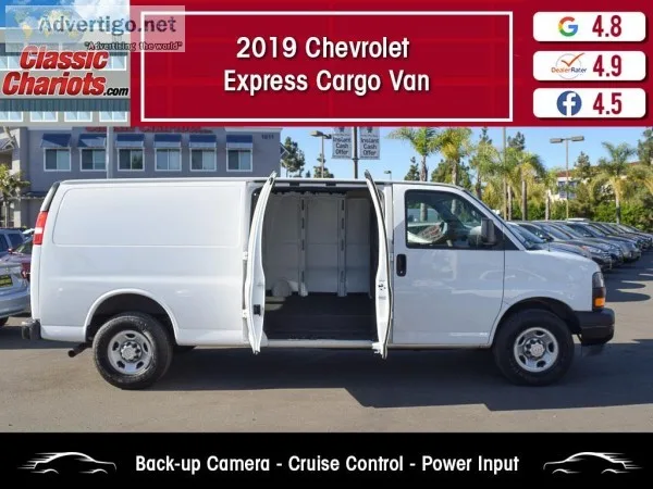 Used 2019 CHEVROLET EXPRESS 2500 EXTENDED CARGO VAN for Sale in 