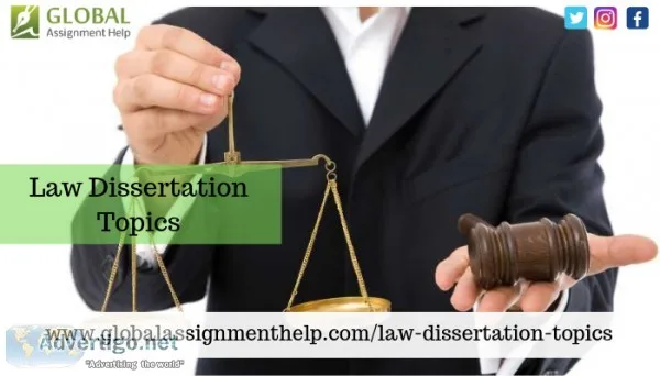 Best Law Dissertation Topics By the Experts