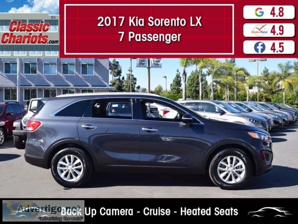 Used 2017 KIA SORENTO LX 7 PASSENGER for Sale in San Diego - 206