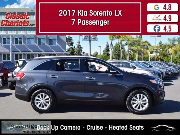 Used 2017 KIA SORENTO LX 7 PASSENGER for Sale in San Diego - 206