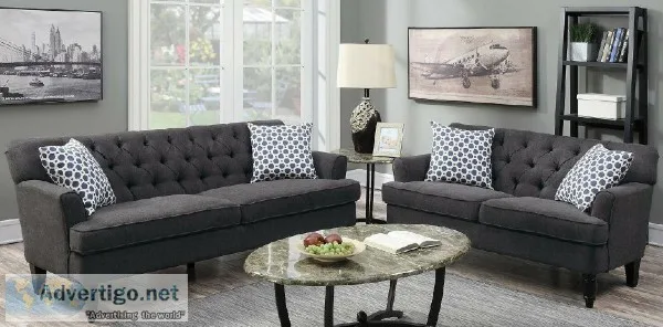 Slate Grey  Make a Unique Statement on Luxurious Velveteen Sofa 