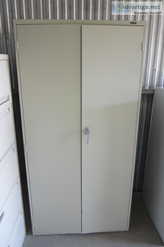 Storage Cabinet Global 2 Door Steel Office Utility Storage Shelf