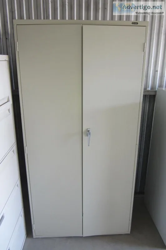 Storage Cabinet Global 2 Door Steel Office Utility Storage Shelf