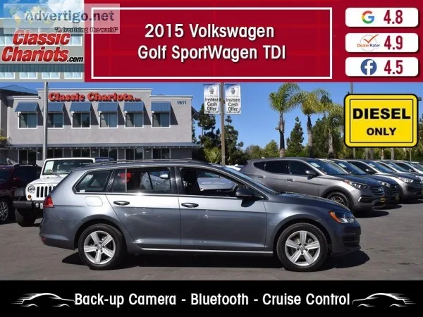 Used 2015 VOLKSWAGEN GOLF SPORTWAGEN TDI S for Sale in San Diego